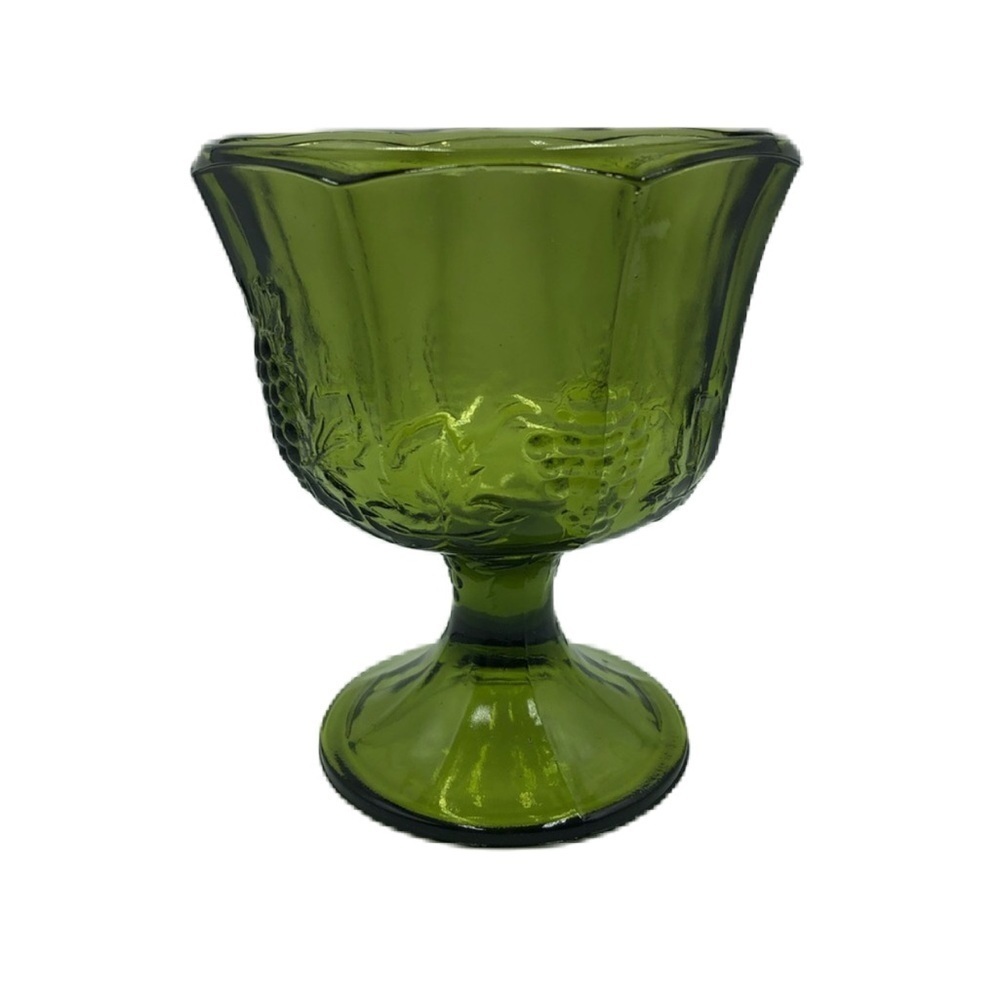 Vintage Green Depression Glass Bowl Dish